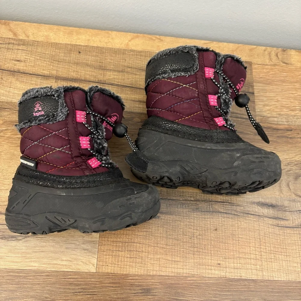 Kamik Star Infant Baby Insulated Winter Boots Size 6